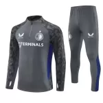 Feyenoord Rotterdam Sudadera De Entrenamiento Hombre Cremallera Cuarto 25/26 Gris