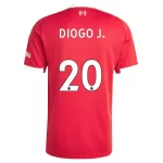 Camiseta Liverpool Diogo J 20 Hombre Primera 25/26