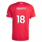Camiseta Liverpool Gakpo 18 Hombre Primera 25/26