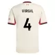 Camiseta Liverpool Virgil 4 Hombre Segunda 25/26 Camiseta Liverpool Virgil 4 Hombre Segunda 25/26