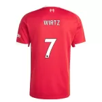 Camiseta Liverpool Wirtz 7 Hombre Primera 25/26