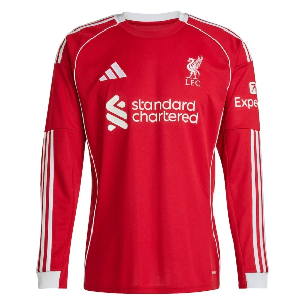 Camiseta Manga Larga Liverpool Hombre Primera 25/26 Camiseta Manga Larga Liverpool Hombre Primera 25/26