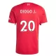 Conjunto Liverpool Diogo J 20 Niño Primera 25/26
