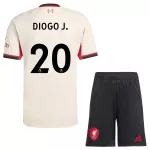Conjunto Liverpool Diogo J 20 Niño Segunda 25/26