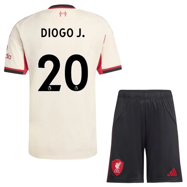 Conjunto Liverpool Diogo J 20 Niño Segunda 25/26 Conjunto Liverpool Diogo J 20 Niño Segunda 25/26