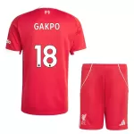 Conjunto Liverpool Gakpo 18 Niño Primera 25/26