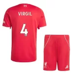 Conjunto Liverpool Virgil 4 Niño Primera 25/26
