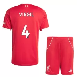 Conjunto Liverpool Virgil 4 Niño Primera 25/26 Conjunto Liverpool Virgil 4 Niño Primera 25/26