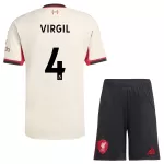 Conjunto Liverpool Virgil 4 Niño Segunda 25/26