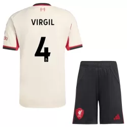 Conjunto Liverpool Virgil 4 Niño Segunda 25/26 Conjunto Liverpool Virgil 4 Niño Segunda 25/26