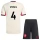 Conjunto Liverpool Virgil 4 Niño Segunda 25/26 Conjunto Liverpool Virgil 4 Niño Segunda 25/26