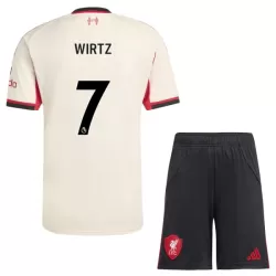 Conjunto Liverpool Wirtz 7 Niño Segunda 25/26 Conjunto Liverpool Wirtz 7 Niño Segunda 25/26