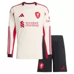 Conjunto Manga Larga Liverpool Niño Segunda 25/26