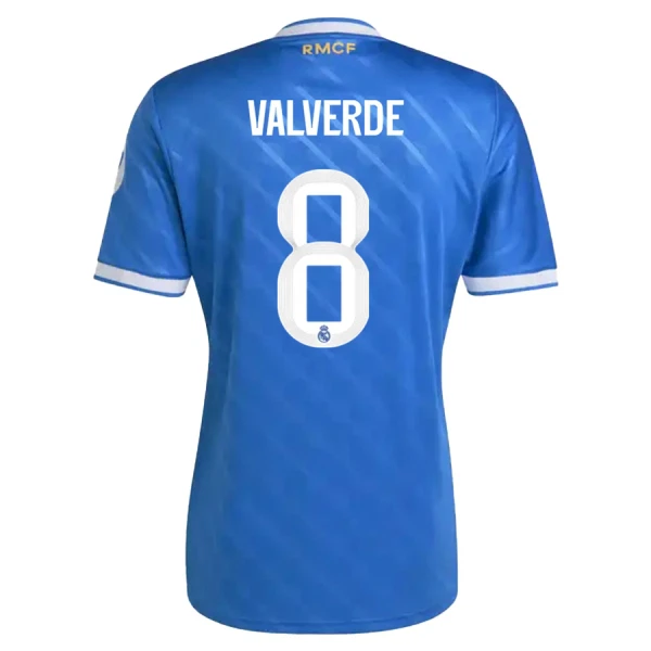 Camiseta Real Madrid Valverde 8 Hombre Tercera 25/26 Camiseta Real Madrid Valverde 8 Hombre Tercera 25/26