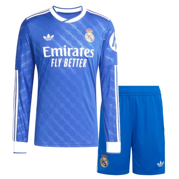 Conjunto Manga Larga Real Madrid Niño Tercera 25/26
