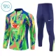 Brasil Sudadera De Entrenamiento Niño Cremallera Cuarto 25/26 Verde