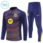 FC Barcelona Sudadera De Entrenamiento Niño Cremallera Cuarto 25/26 Navy