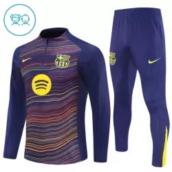 FC Barcelona Sudadera De Entrenamiento Niño Cremallera Cuarto 25/26 Navy