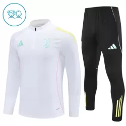 Juventus Sudadera De Entrenamiento Niño Cremallera Cuarto 25/26 Blanca