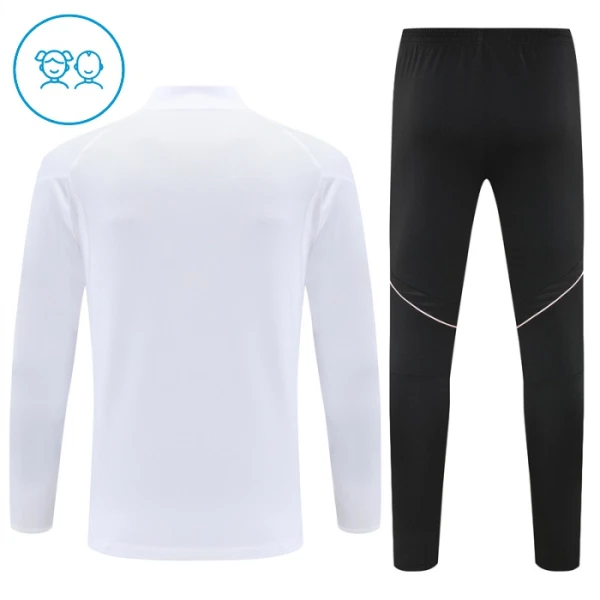 Juventus Sudadera De Entrenamiento Niño Cremallera Cuarto 25/26 Blanca
