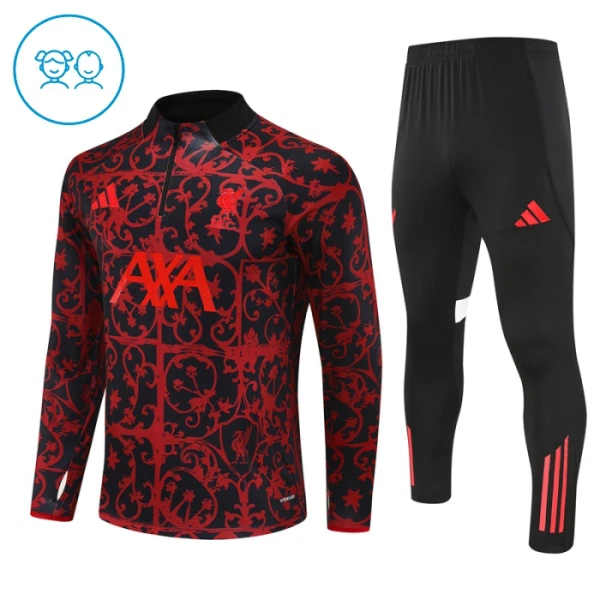 Liverpool Sudadera De Entrenamiento Niño Cremallera Cuarto 25/26 Negra