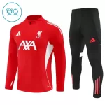 Liverpool Sudadera De Entrenamiento Niño Cremallera Cuarto 25/26 Roja