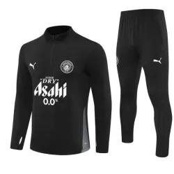 Manchester City Sudadera De Entrenamiento Hombre Cremallera Cuarto 25/26 Negra