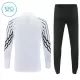 Paris Saint-Germain Sudadera De Entrenamiento Niño Cremallera Cuarto 25/26 Blanca