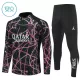 Paris Saint-Germain Sudadera De Entrenamiento Niño Cremallera Cuarto 25/26 Negra