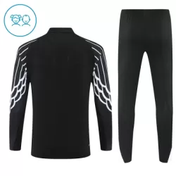 Paris Saint-Germain Sudadera De Entrenamiento Niño Cremallera Cuarto 25/26 Negra