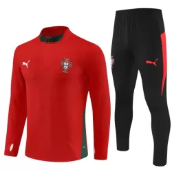 Portugal Sudadera De Entrenamiento Hombre Cremallera Cuarto 25/26 Roja