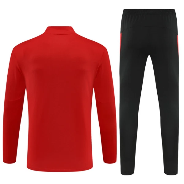 Portugal Sudadera De Entrenamiento Hombre Cremallera Cuarto 25/26 Roja