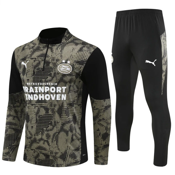 PSV Eindhoven Sudadera De Entrenamiento Hombre Cremallera Cuarto 25/26 Negra