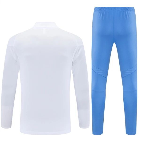 Real Madrid Sudadera De Entrenamiento Hombre Cremallera Cuarto 25/26 Blanca