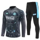 SSC Napoli Sudadera De Entrenamiento Hombre Cremallera Cuarto 25/26 Negra