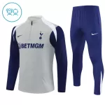 Tottenham Hotspur Sudadera De Entrenamiento Niño Cremallera Cuarto 25/26 Gris