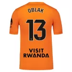 Camiseta Portero Atlético Madrid Oblak 13 Hombre 25/26 Naranja