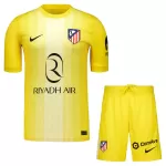 Conjunto Portero Atlético Madrid Niño 25/26 Amarilla