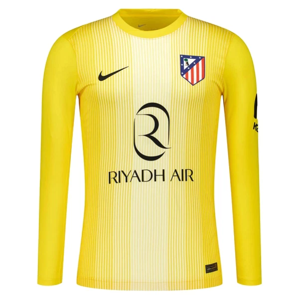Conjunto Portero Atlético Madrid Niño 25/26 Amarilla Manga Larga