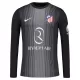 Conjunto Portero Atlético Madrid Niño 25/26 Negra Manga Larga