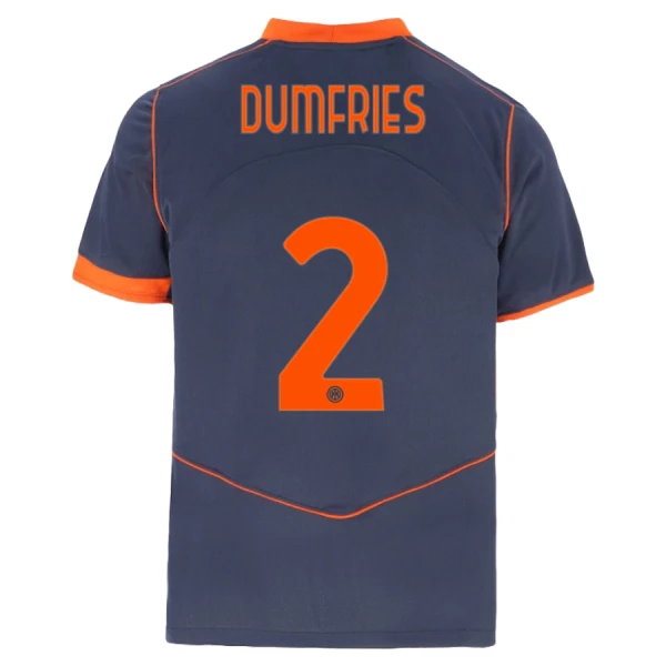 Camiseta Inter Milan Dumfries 2 Hombre Tercera 25/26