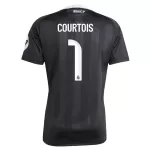 Camiseta Portero Real Madrid Courtois 1 Hombre 25/26 Negra