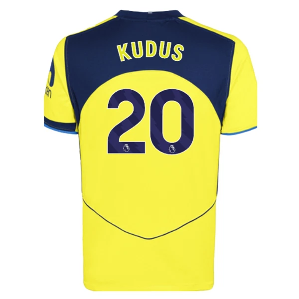 Camiseta Tottenham Hotspur Kudus 20 Hombre Tercera 25/26