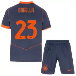 Conjunto Inter Milan Barella 23 Niño Tercera 25/26