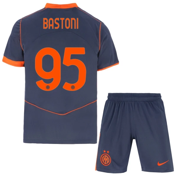 Conjunto Inter Milan Bastoni 95 Niño Tercera 25/26