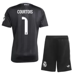 Conjunto Portero Real Madrid Courtois 1 Niño 25/26 Negra Conjunto Portero Real Madrid Courtois 1 Niño 25/26 Negra