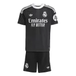 Conjunto Portero Real Madrid Niño 25/26 Negra