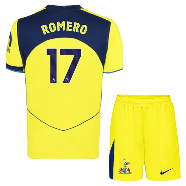 Conjunto Tottenham Hotspur Romero 17 Niño Tercera 25/26 Conjunto Tottenham Hotspur Romero 17 Niño Tercera 25/26