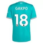 Camiseta Liverpool Gakpo 18 Hombre Tercera 25/26