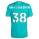 Camiseta Liverpool Gravenberch 38 Hombre Tercera 25/26 Camiseta Liverpool Gravenberch 38 Hombre Tercera 25/26